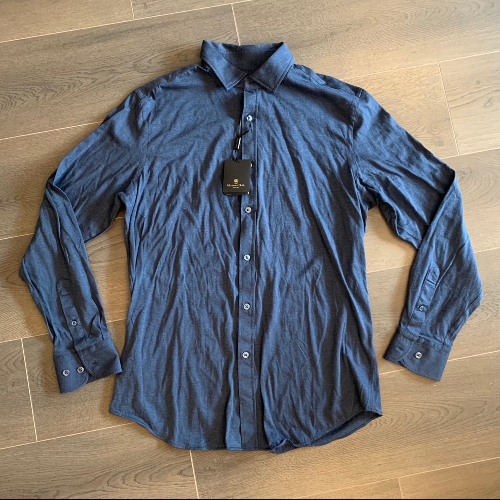 NWT Massimo Dutti button down shirt (Sz L) - Picture 1 of 13